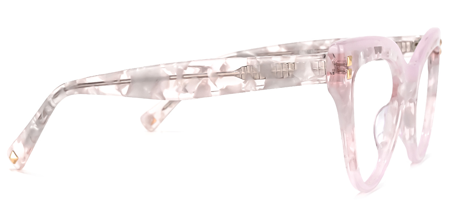 Cascata Cateye Pink Glasses | ZEELOOL UK3