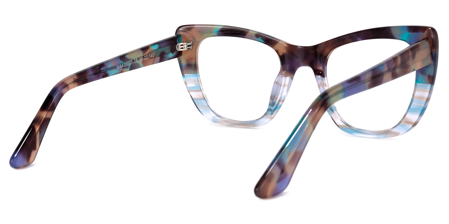 Lewis Cateye Multicolor Glasses | ZEELOOL UK4
