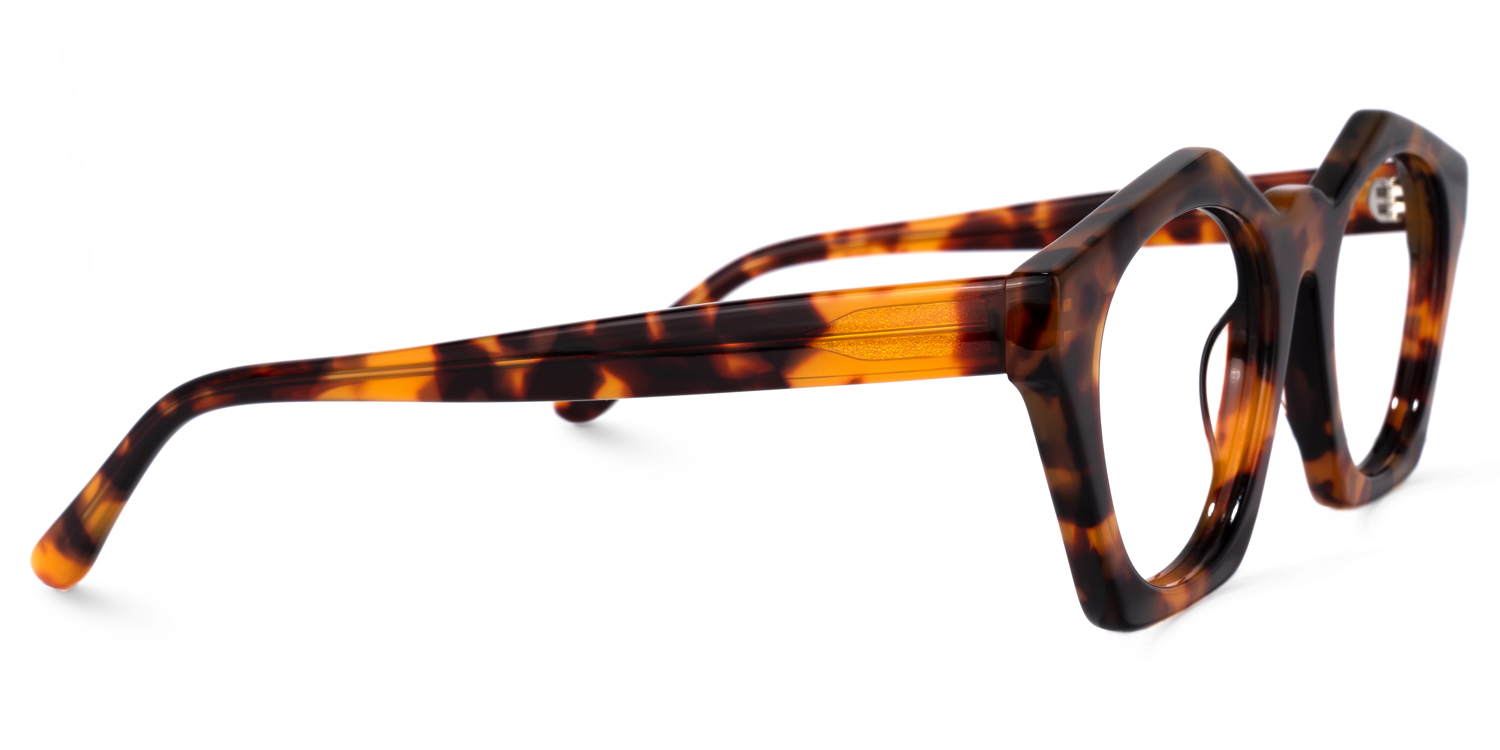 Flores Geometric Tortoise Glasses3