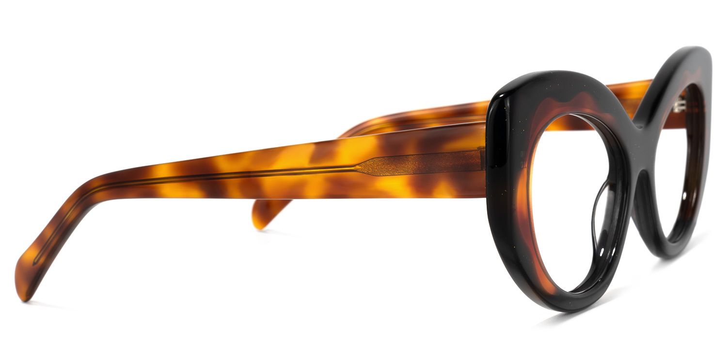 Toffee-Bites Cateye Tortoise Glasses | ZEELOOL UK3