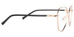 Bivins Geometric Gold Glasses3