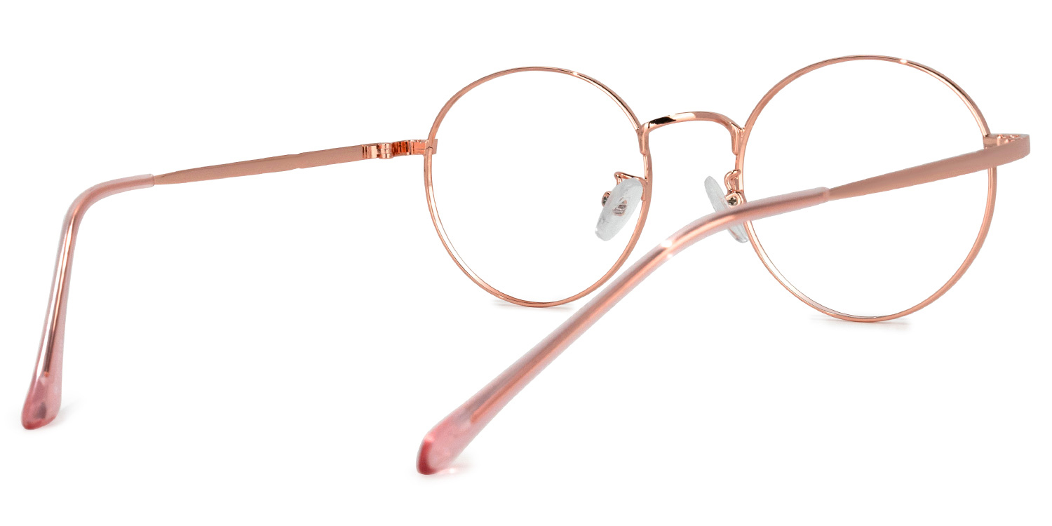 Garbsen Round Rose-Gold Glasses4