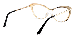 Ellen Cateye Gold Glasses6