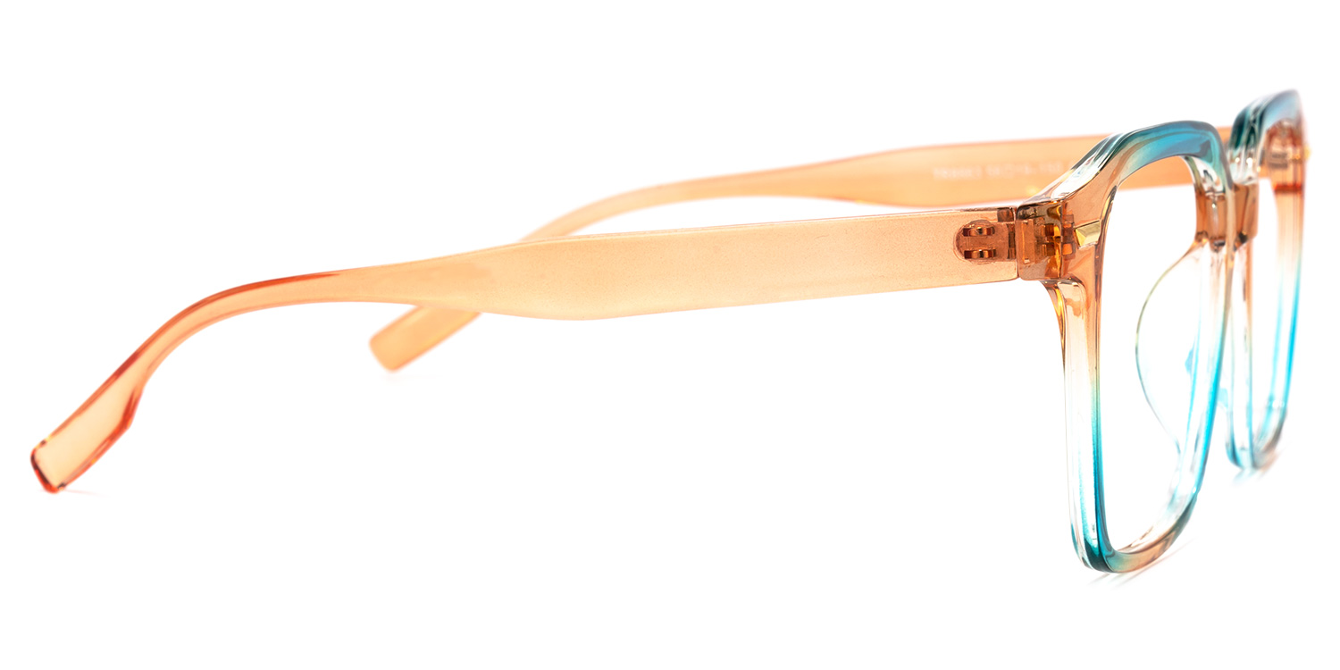 Rivera Square Blue-Orange Glasses | ZEELOOL UK3