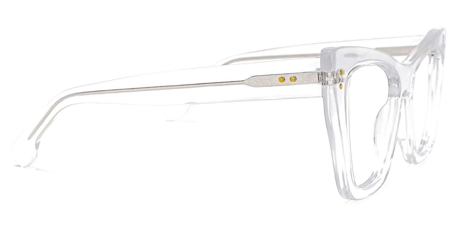 Kovacina Cateye Clear Glasses | ZEELOOL UK3