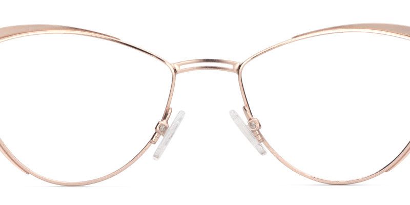 Sydney Cat Eye White Frame Glasses | ZEELOOL UK5