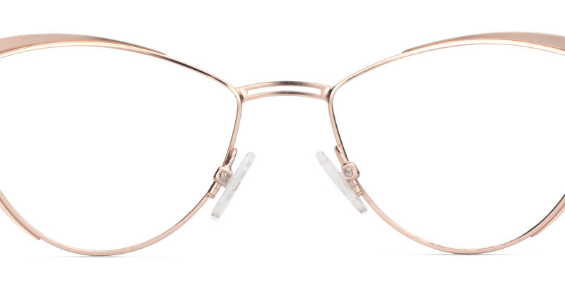 Sydney Cat Eye White Frame Glasses | ZEELOOL UK5