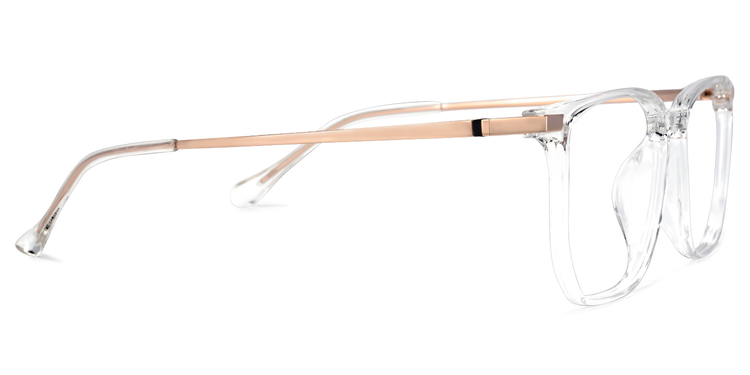 Fezell TR90 Square Crystal Frame Glasses | ZEELOOL UK3