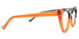 Maxine Orange Cat eye Glasses3