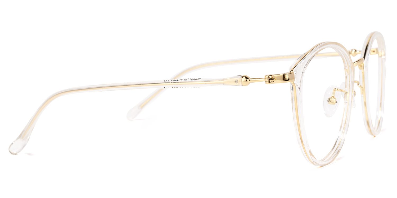 Irizarry Round Clear Glasses | ZEELOOL UK3