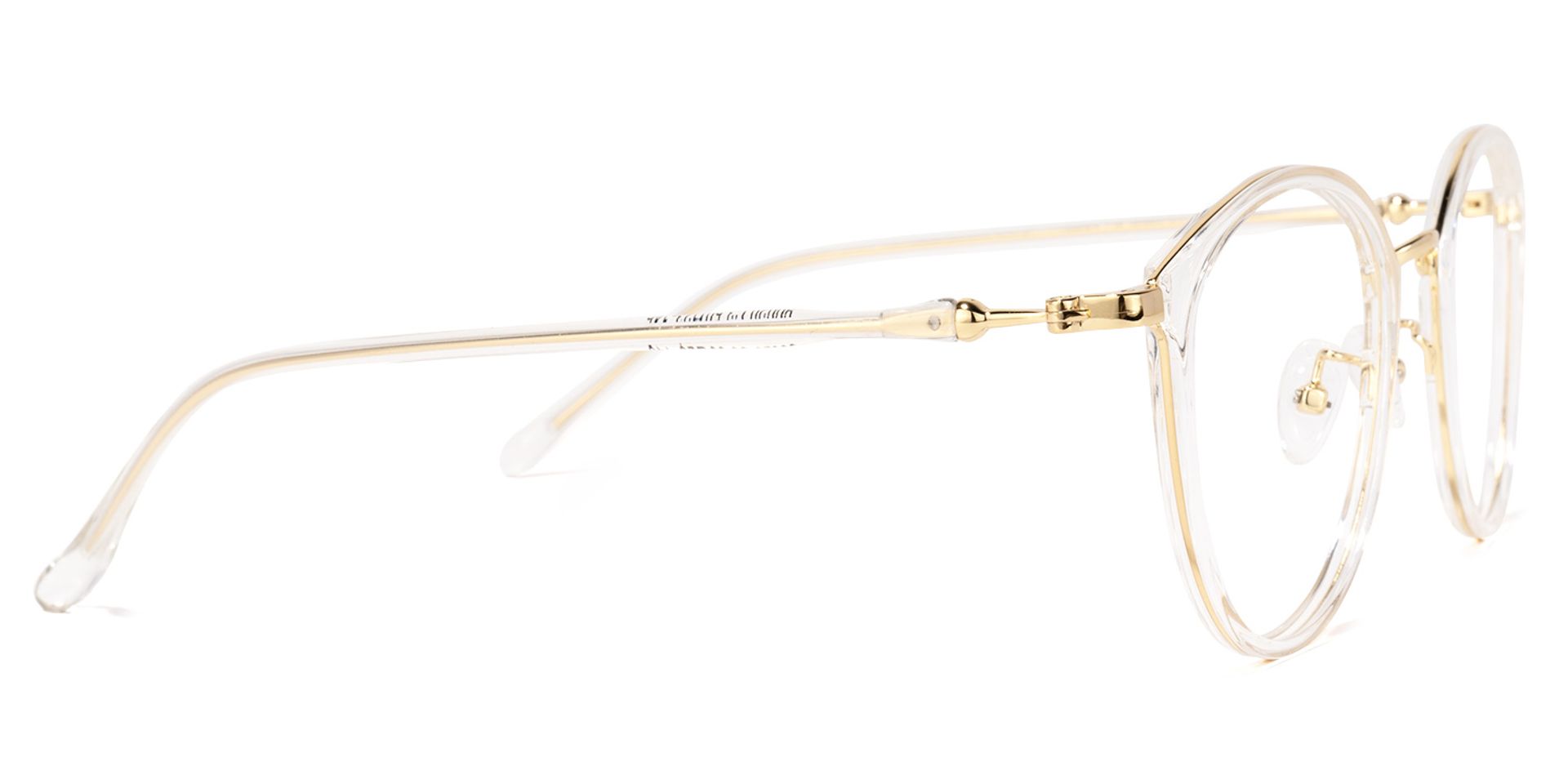 Irizarry Round Clear Glasses | ZEELOOL UK3