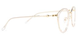 Irizarry Round Clear Glasses3