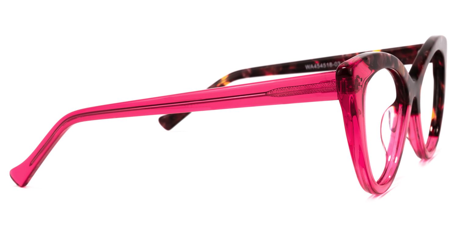 Maxine Cateye Red Glasses | ZEELOOL UK2