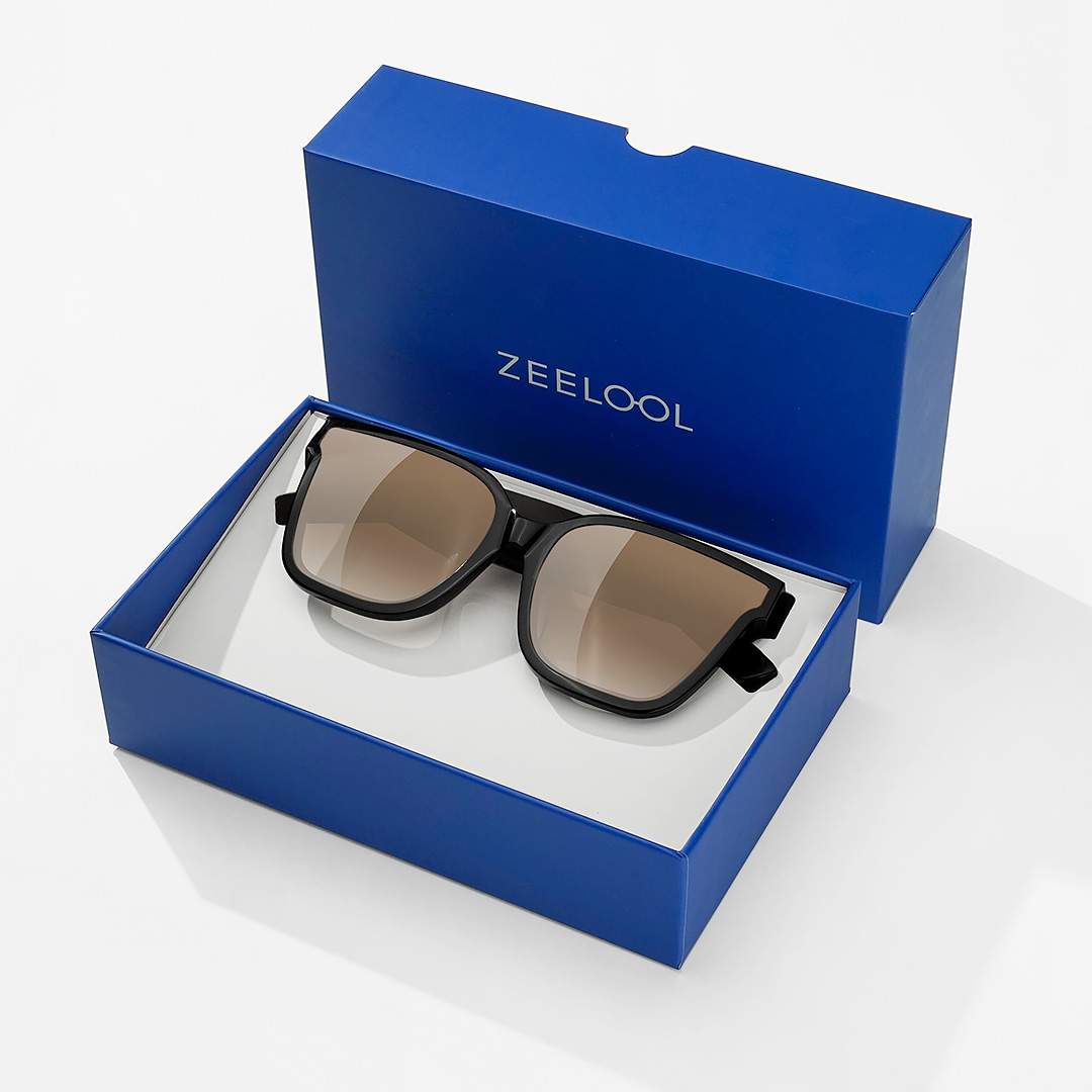 Boman Square Black Bluetooth Sunglasses | ZEELOOL UK6