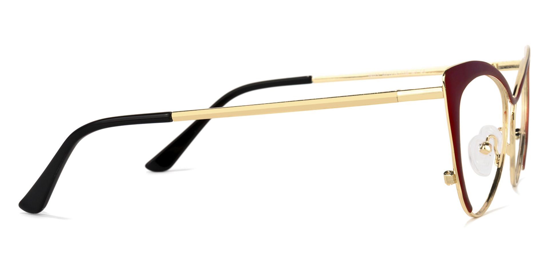 Cateye Red Glasses | ZEELOOL UK3