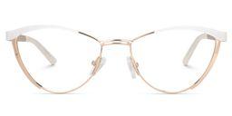 Sydney Gold Cat eye Glasses0