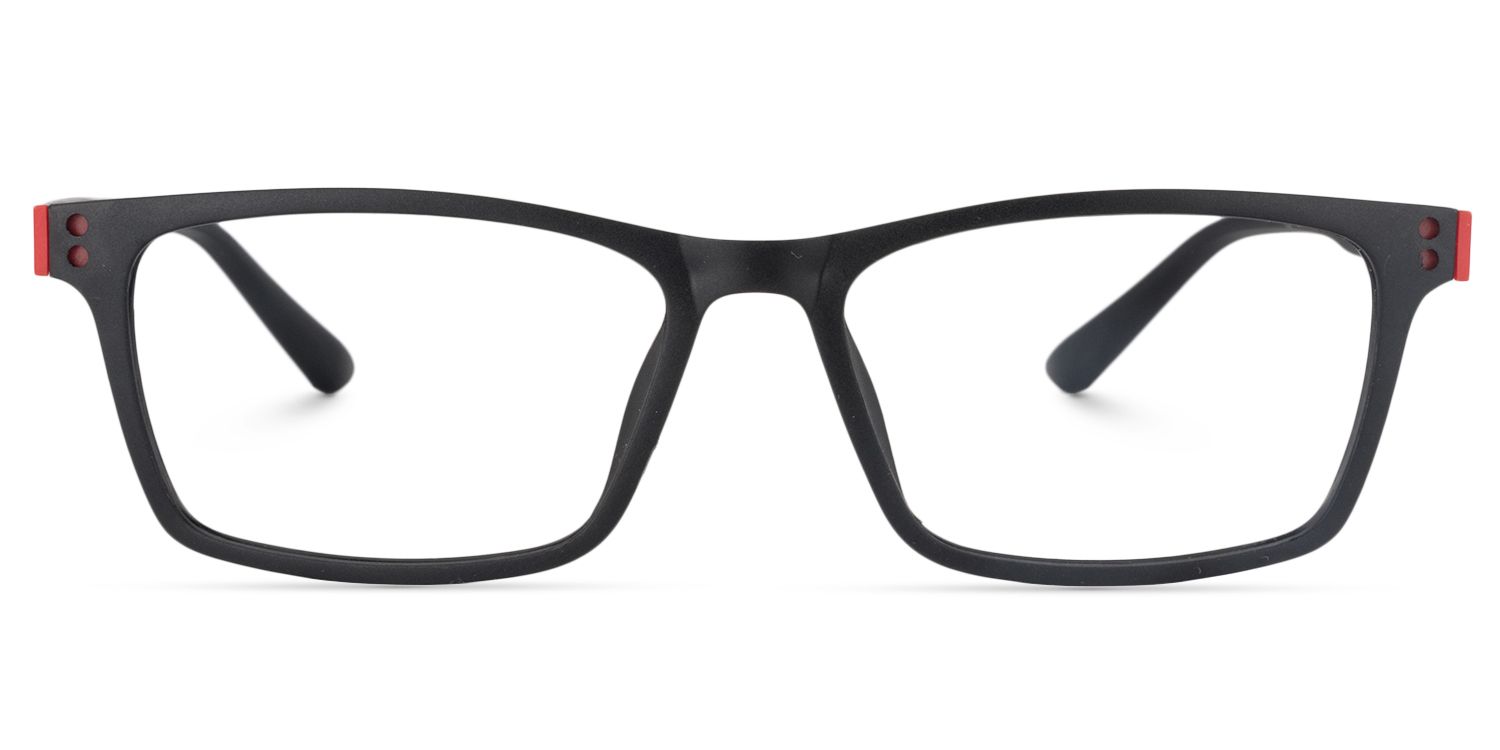 Cheche Rectangle Black Eyeglasses for Women and Men0
