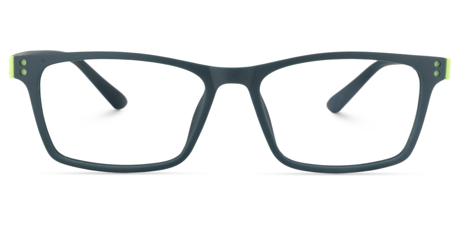 Cheche Rectangle Dark Green Glasses good-img