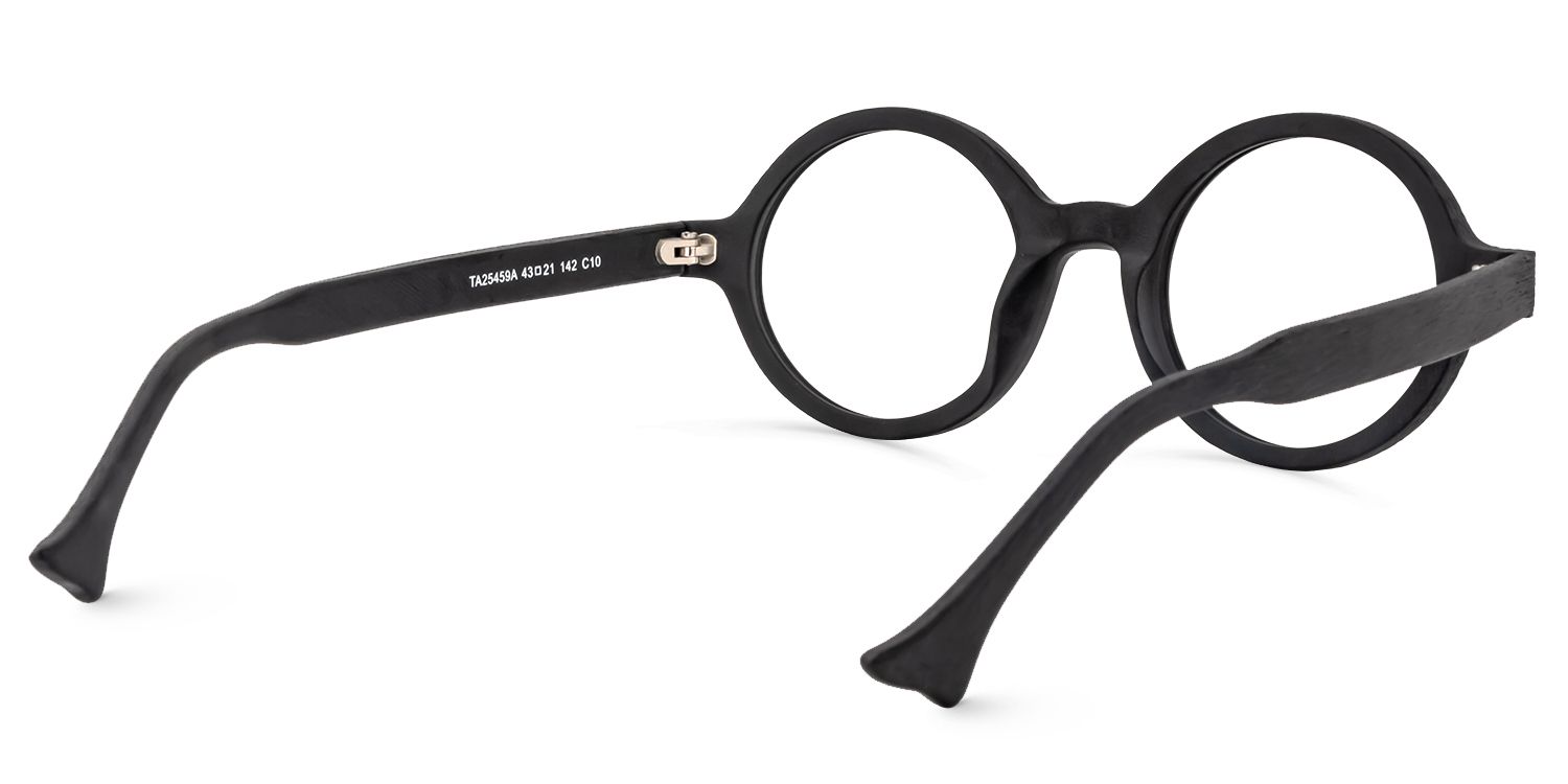 Round Black Glasses | ZEELOOL UK5
