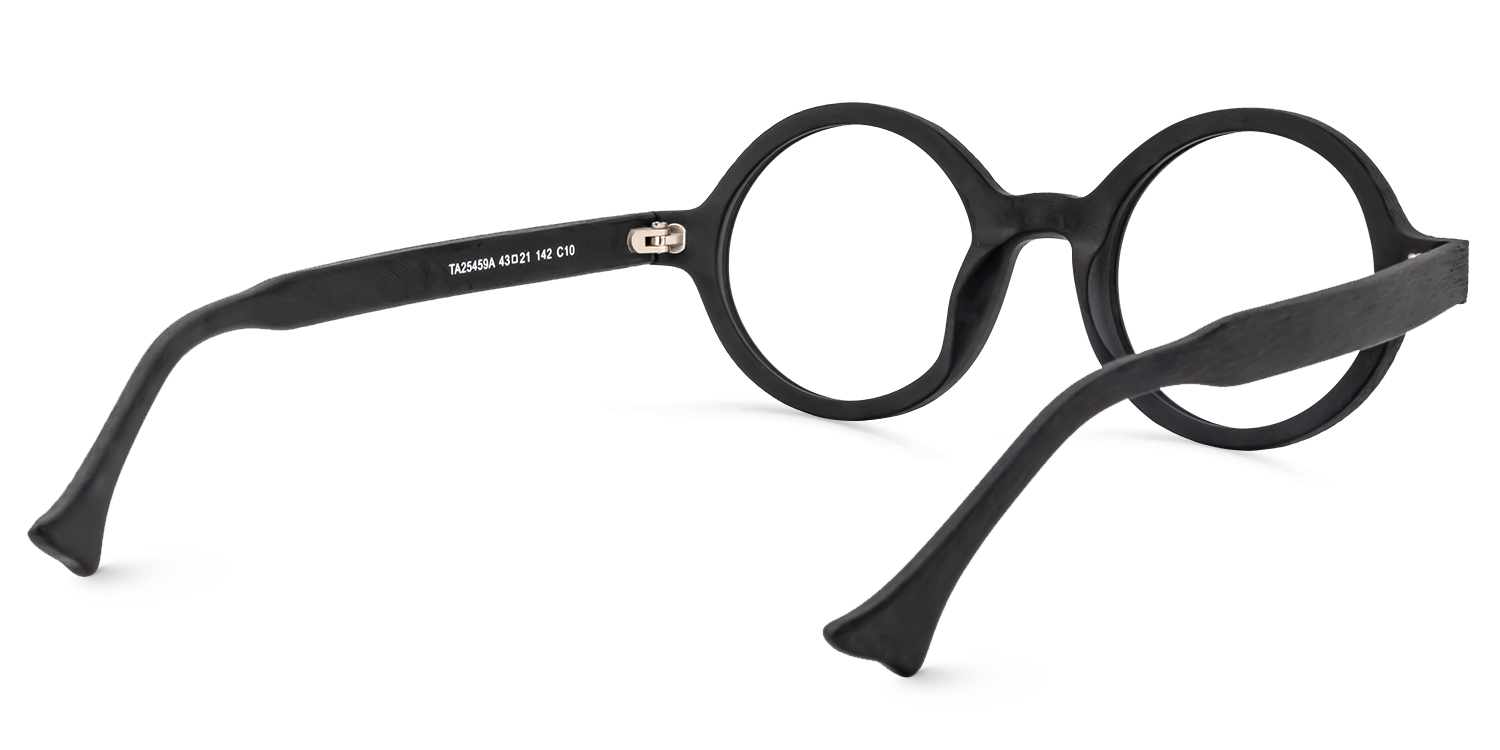 Round Black Glasses | ZEELOOL UK5
