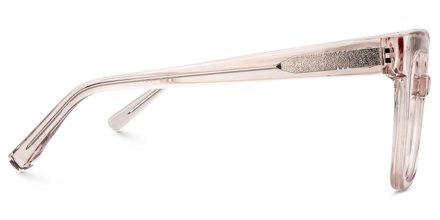 Dexter Square Beige Glasses | ZEELOOL UK3