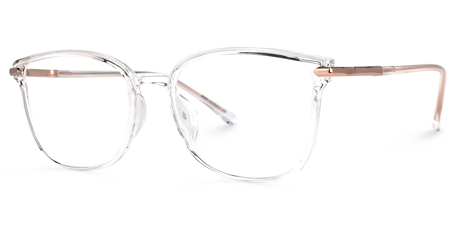 Mander Square Clear Glasses | ZEELOOL UK1