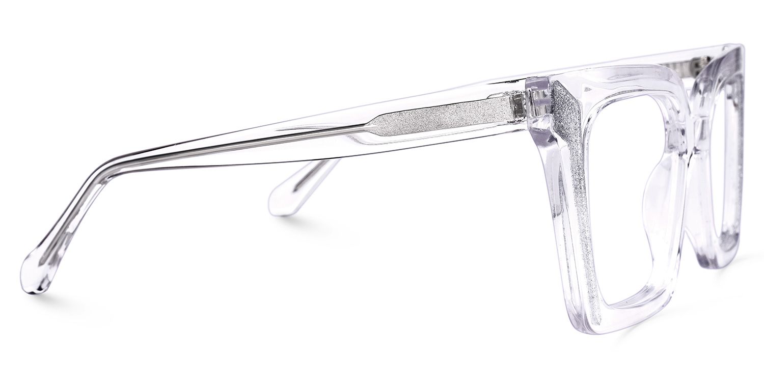 Khadra Square Clear Glasses | ZEELOOL UK2