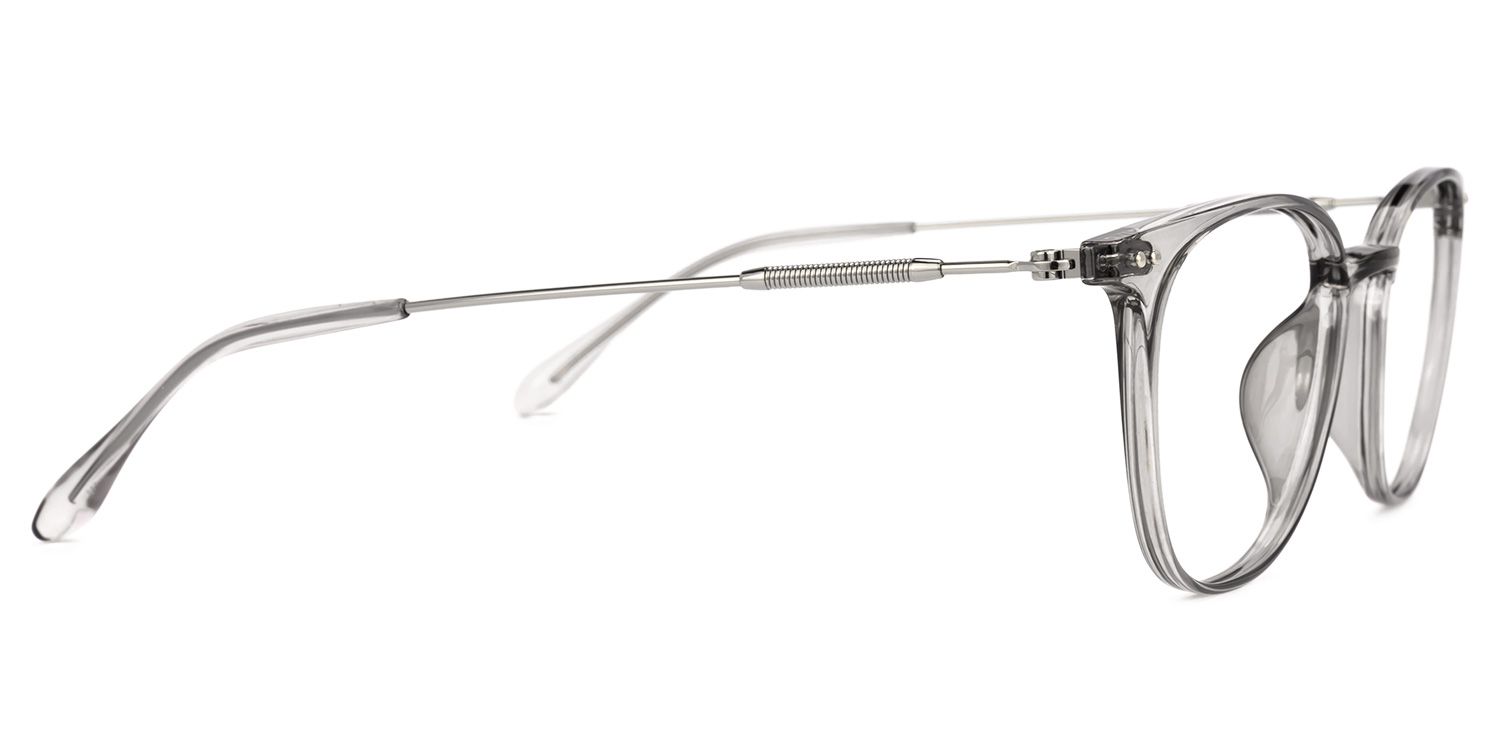 Vilanova Round Gray Glasses | ZEELOOL UK2