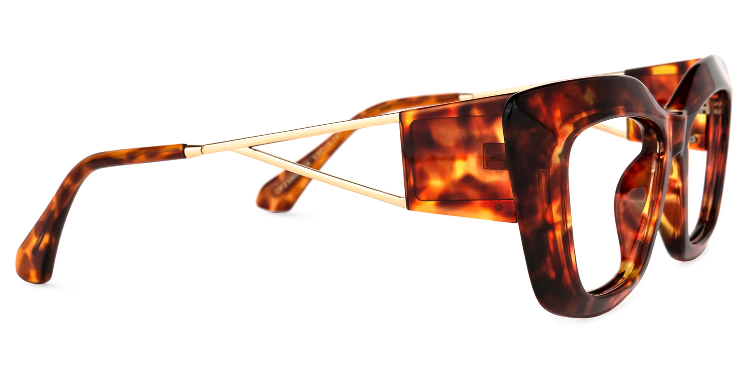 Ferrer Cateye Red-Tortoise Glasses | ZEELOOL UK2