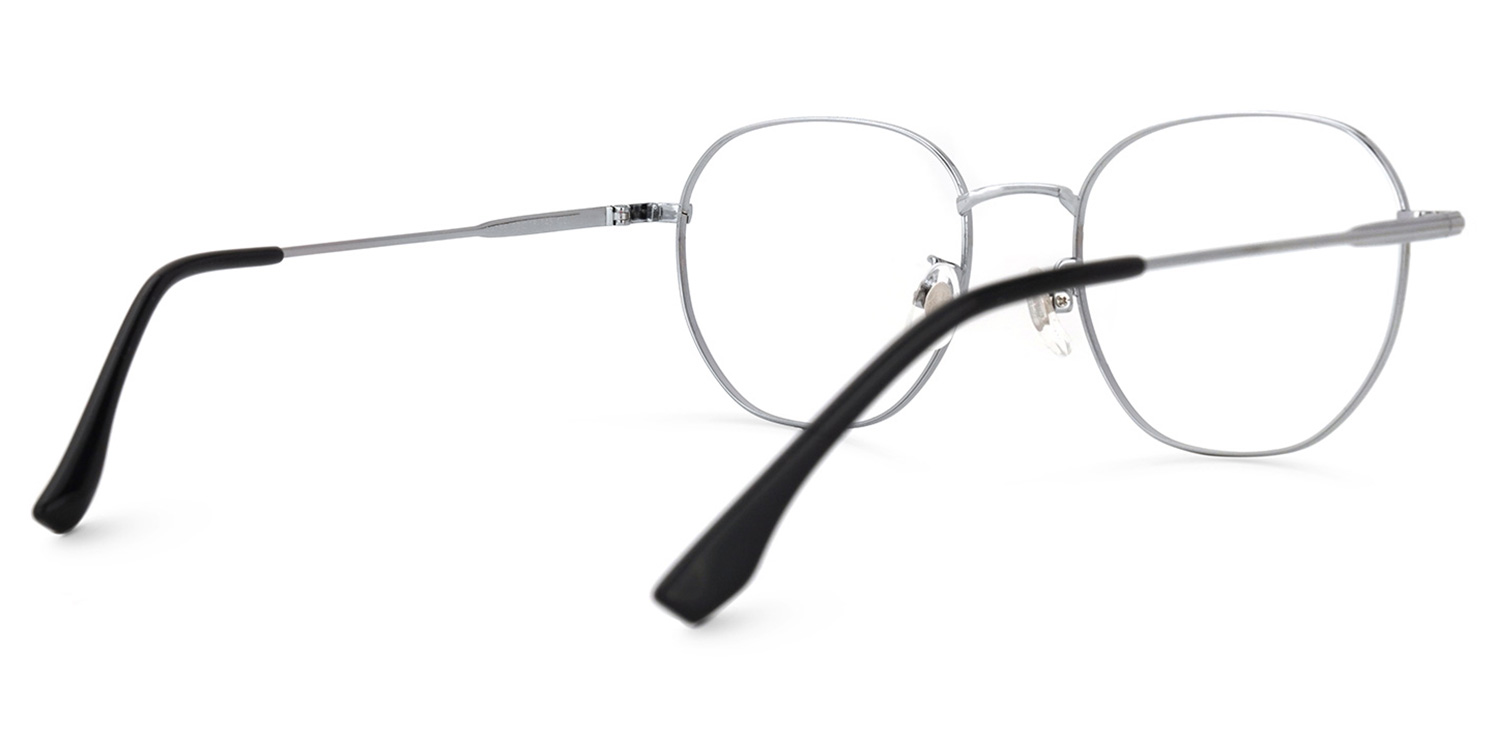 Bezjak Round Silver Glasses | ZEELOOL UK3