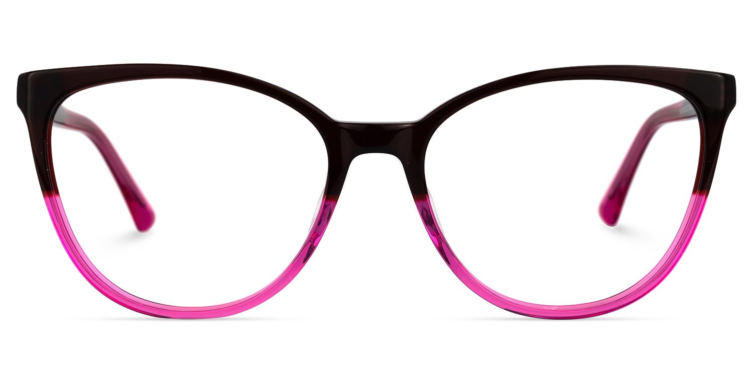 Rosario Cateye Purple Glasses | ZEELOOL UK0