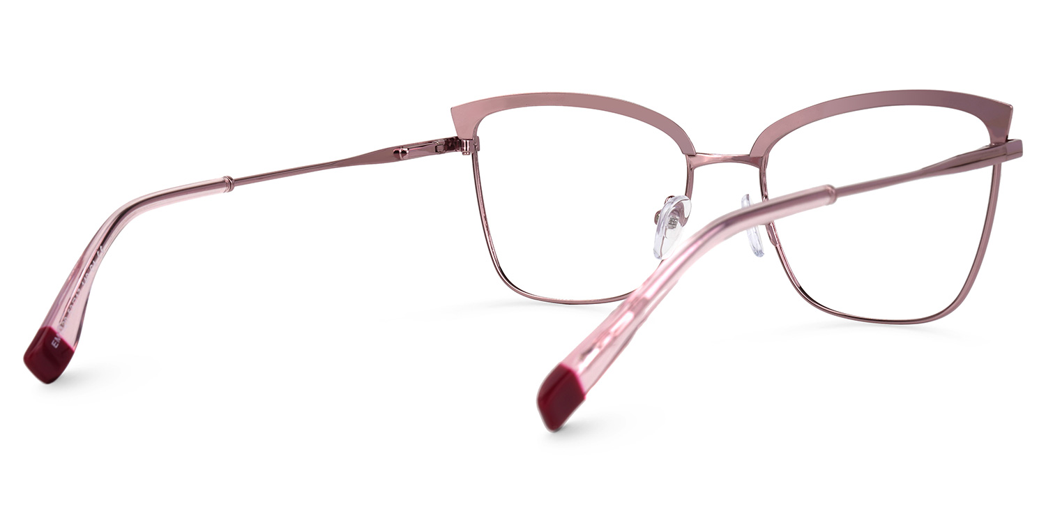 Myra Cateye Red Glasses | ZEELOOL UK2