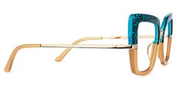 Natalin Square Brown Glasses2