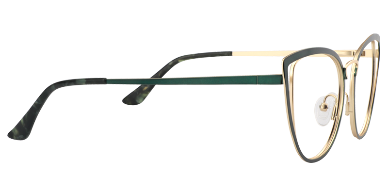 Cateye Green Glassess | ZEELOOL UK4