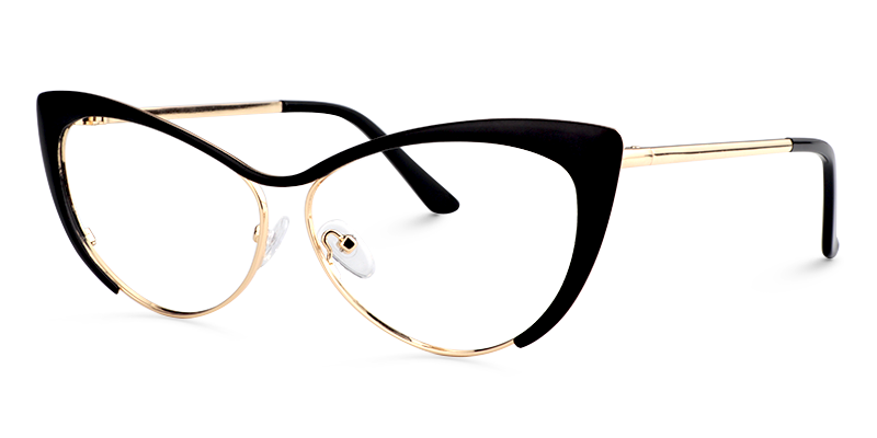 Cateye Black Glasses | ZEELOOL UK3