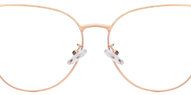Alvina Cat Eye Gold Glasses | ZEELOOL UK2