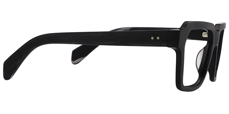 Richard Rectangle Eyeglasses with Black Matte Frames4