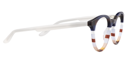 Sallie Round Dark Blue Glasses4