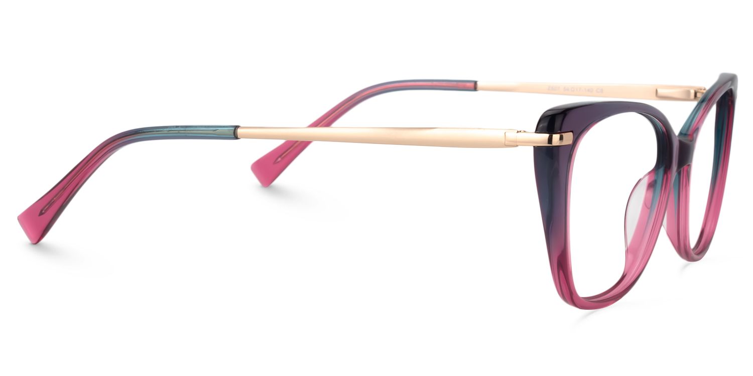 Cat Eye Red Glasses | ZEELOOL UK4