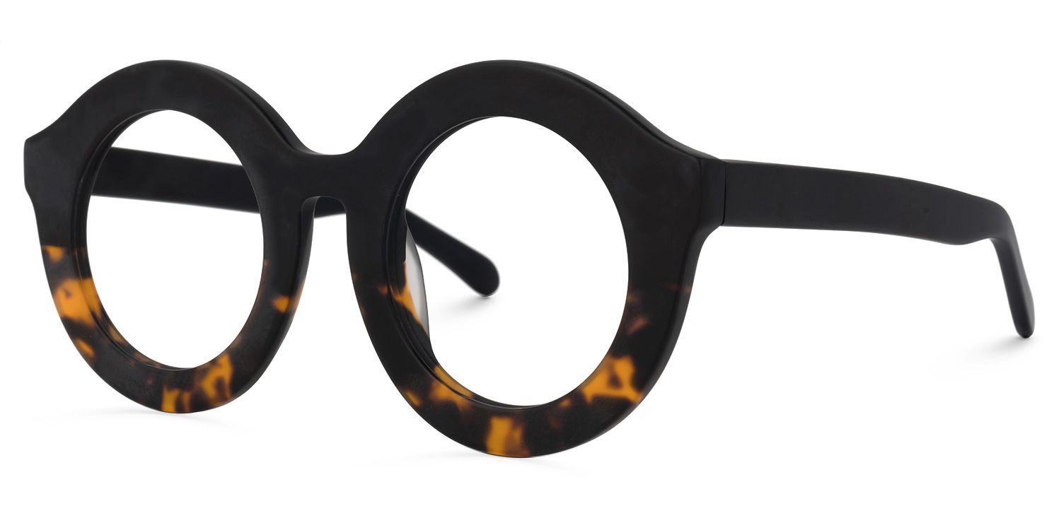 Vilmary Round Tortoise Glasses | ZEELOOL UK1