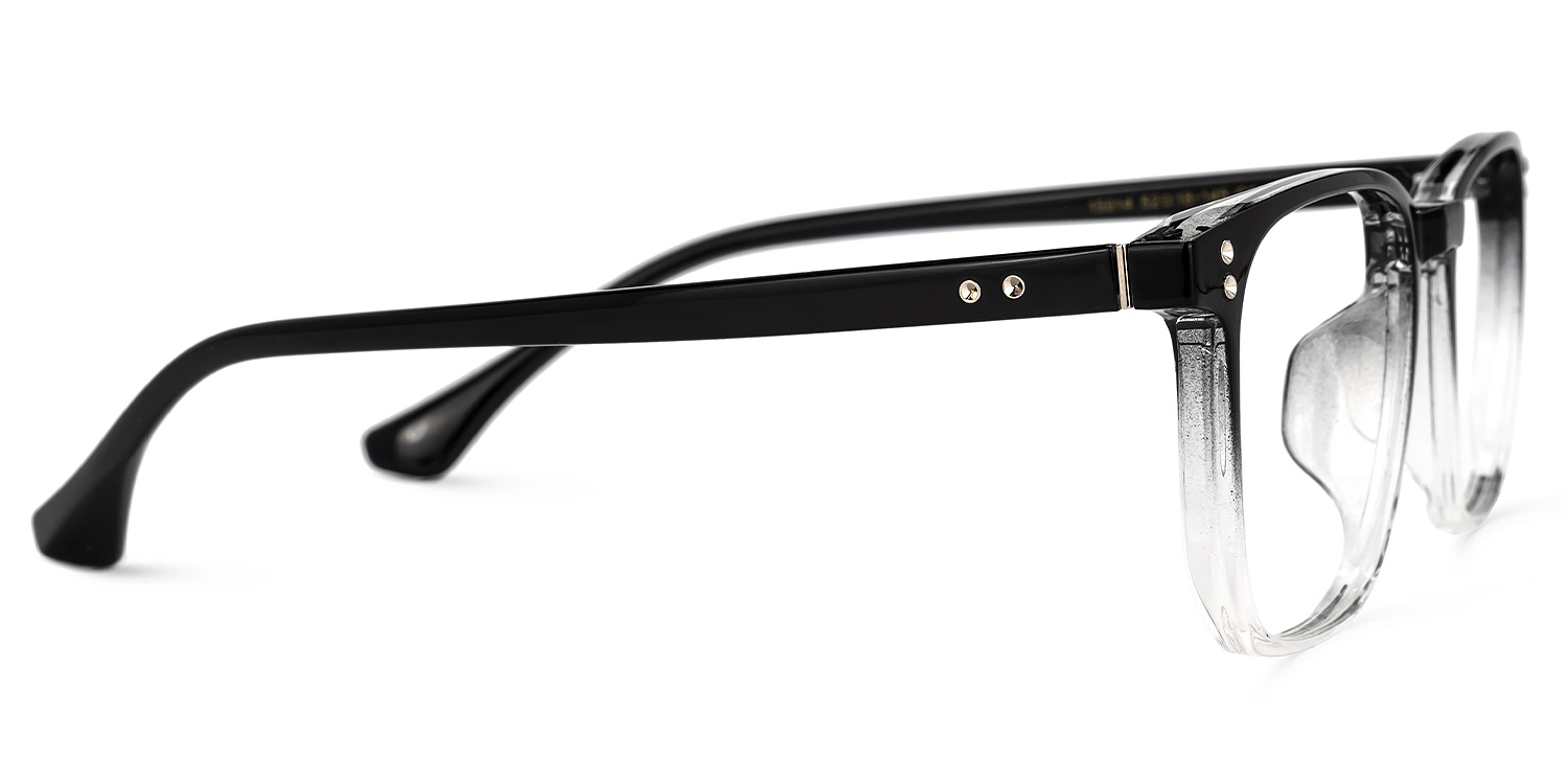 Martinez Square Black Glasses | ZEELOOL UK2