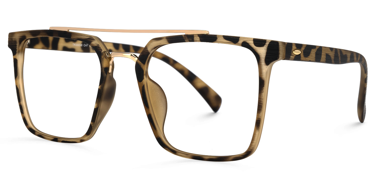 Shumac Square Tortoise Glasses | ZEELOOL UK1