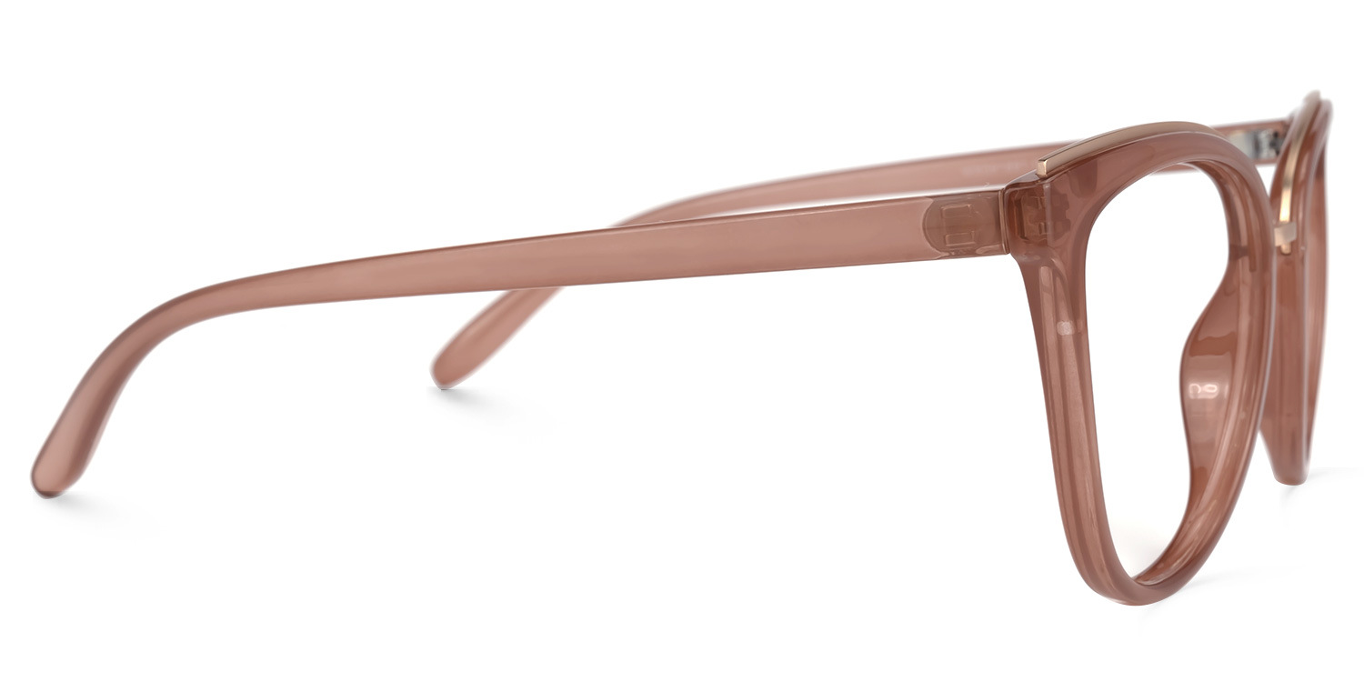 Keyshla Cateye Brown Glasses | ZEELOOL UK2