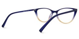 Lucy Cateye Blue Glasses 3