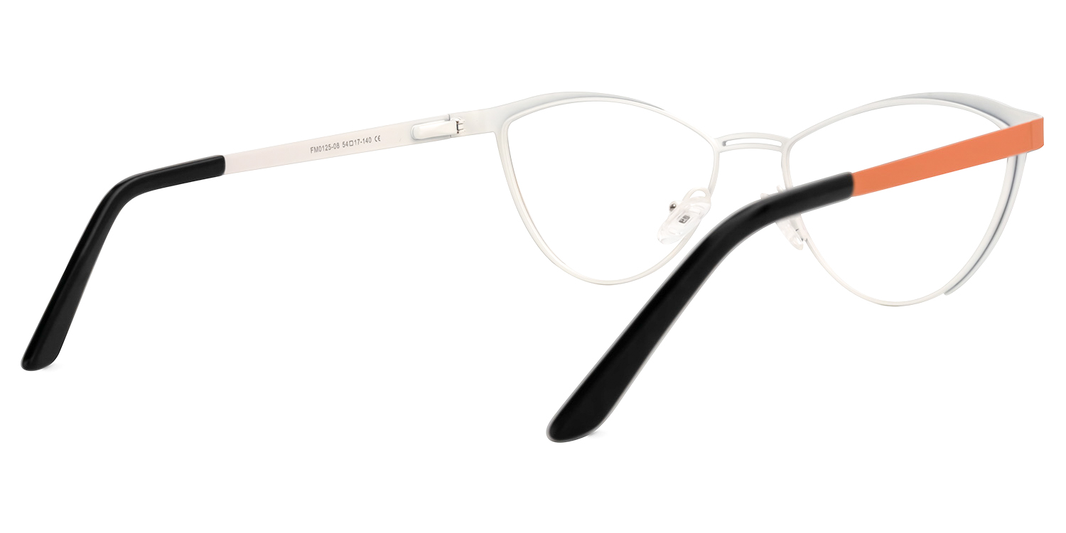 Sydney Cat Eye Orange Glasses3