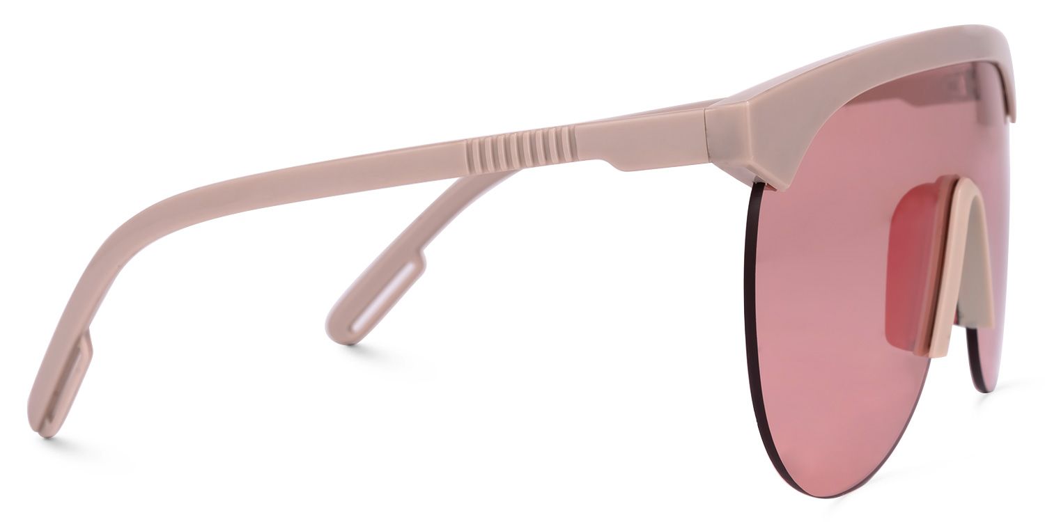 Olguimar Geometric Pink Sunglasses | ZEELOOL UK2