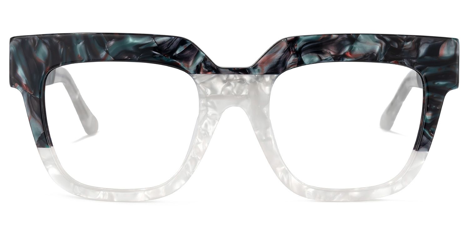Carolann Square White Glasses | ZEELOOL UK0