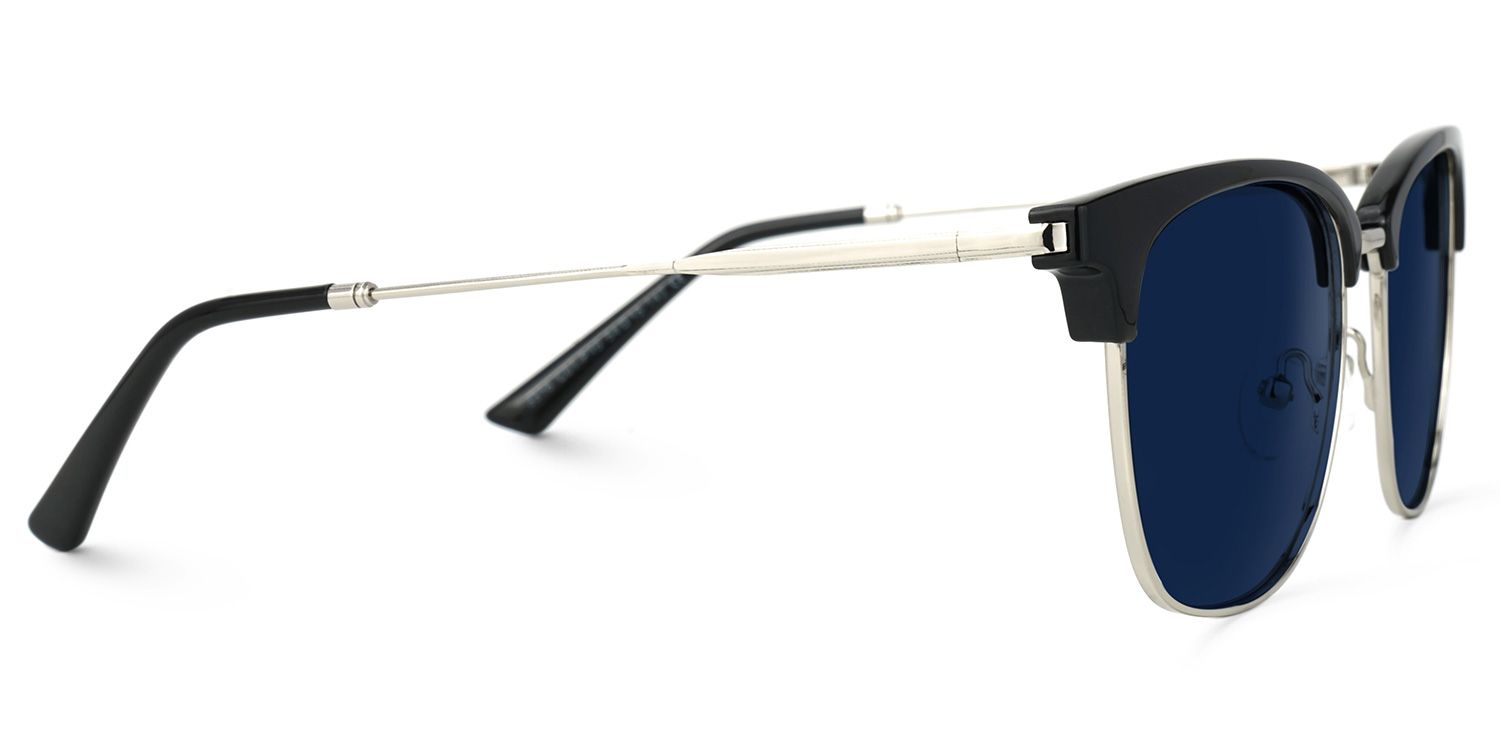 Marcelle Square Black Sunglasses | ZEELOOL UK2