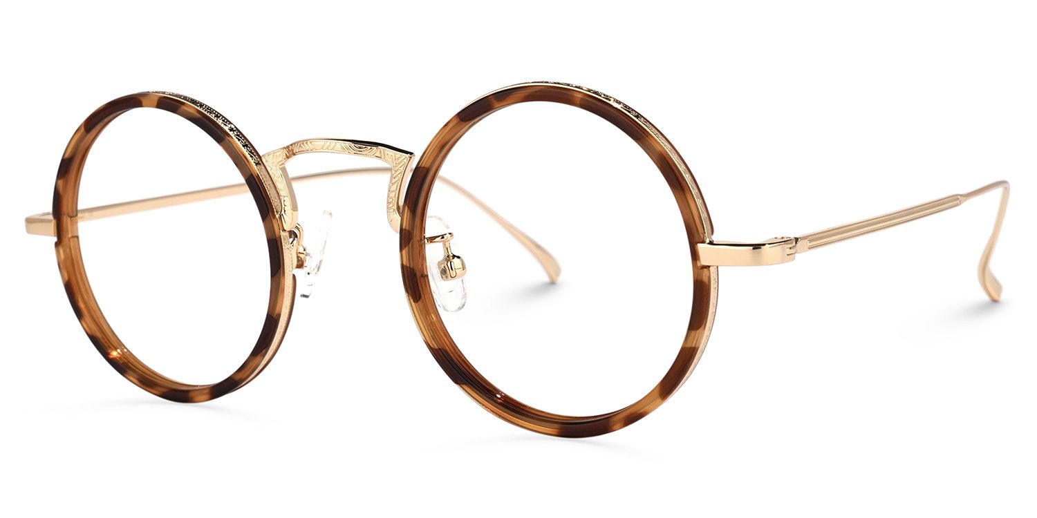 Alisa Round Tortoise Glasses | ZEELOOL UK1