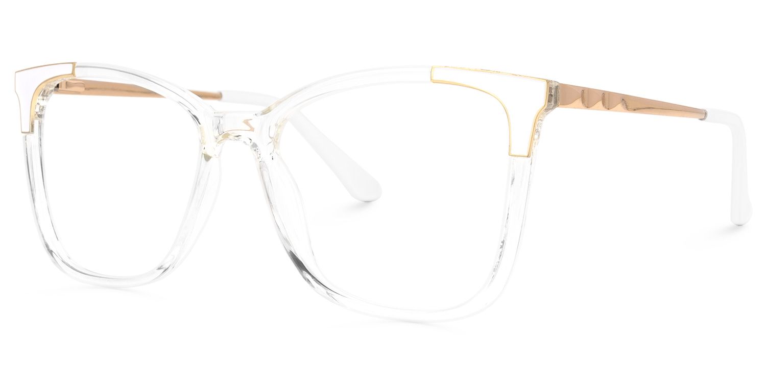Rokea Square Clear Glasses | ZEELOOL UK1